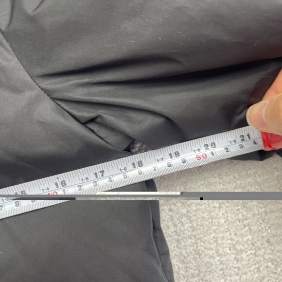 Lacoste Quilted Down Puffer Coat Snap Women's Size 38 Black Convertible Collar - Picture 9 of 15